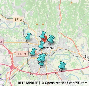 Mappa Via Gian Carlo Camozzini, 37126 Verona VR, Italia (3.10273)