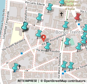 Mappa Via Gian Carlo Camozzini, 37126 Verona VR, Italia (0.167)