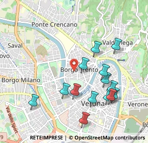 Mappa Via Gian Carlo Camozzini, 37126 Verona VR, Italia (1.01071)