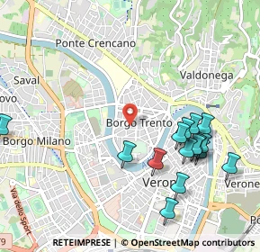 Mappa Via Gian Carlo Camozzini, 37126 Verona VR, Italia (1.12733)