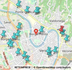 Mappa Via Gian Carlo Camozzini, 37126 Verona VR, Italia (1.3355)