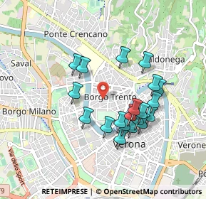 Mappa Via Gian Carlo Camozzini, 37126 Verona VR, Italia (0.7985)