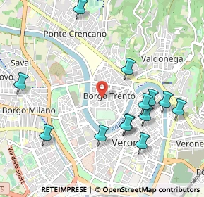 Mappa Via Gian Carlo Camozzini, 37126 Verona VR, Italia (1.10231)