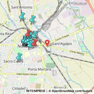 Mappa Via Precerutti, 28100 Novara NO, Italia (1.03316)