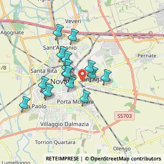 Mappa Via Precerutti, 28100 Novara NO, Italia (1.52563)