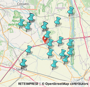 Mappa A4 Torino - Trieste, 13040 Formigliana VC, Italia (7.6225)