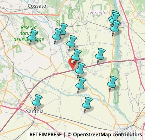 Mappa A4 Torino - Trieste, 13040 Formigliana VC, Italia (7.77857)