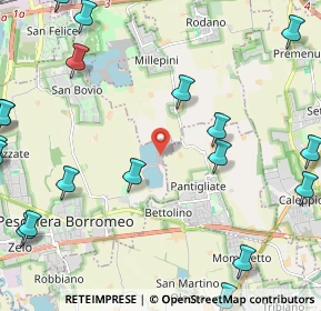 Mappa Strada Vicinale Fornace, 20068 Peschiera Borromeo MI, Italia (3.2795)