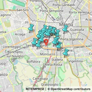 Mappa Via Privata Paolo Cezanne, 20143 Milano MI, Italia (1.093)