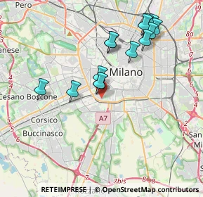 Mappa Via dei Crollalanza, 20143 Milano MI, Italia (3.75714)