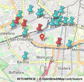 Mappa Via dei Crollalanza, 20143 Milano MI, Italia (1.1185)