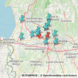 Mappa SR 11 Padana Superiore, 37012 Bussolengo VR (5.42154)