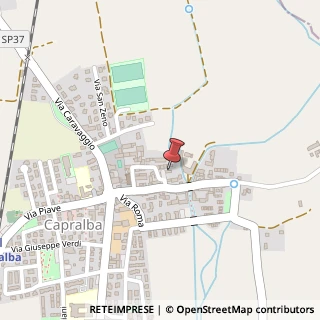 Mappa Piazza Marconi 9, 26010 Capralba CR, Italia, 26010 Capralba, Cremona (Lombardia)