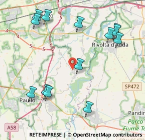 Mappa Via Ilderado da Comazzo, 26833 Comazzo LO, Italia (4.86769)
