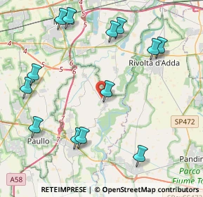 Mappa Via Ilderado da Comazzo, 26833 Comazzo LO, Italia (4.87154)