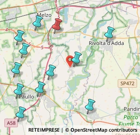 Mappa Via Ilderado da Comazzo, 26833 Comazzo LO, Italia (5.145)