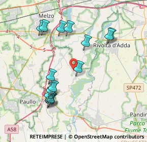 Mappa Via Ilderado da Comazzo, 26833 Comazzo LO, Italia (3.94133)