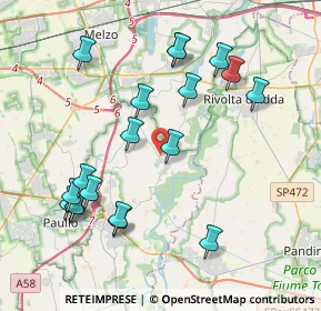 Mappa Via Ilderado da Comazzo, 26833 Comazzo LO, Italia (4.22789)