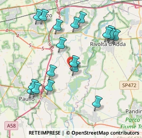Mappa Via Ilderado da Comazzo, 26833 Comazzo LO, Italia (4.19611)