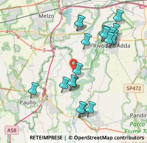 Mappa Via Ilderado da Comazzo, 26833 Comazzo LO, Italia (4.07737)