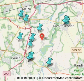 Mappa Via Ilderado da Comazzo, 26833 Comazzo LO, Italia (4.275)