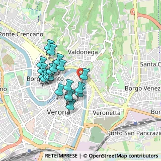 Mappa Via Giovambattista dalla Riva, 37121 Verona VR, Italia (0.8065)