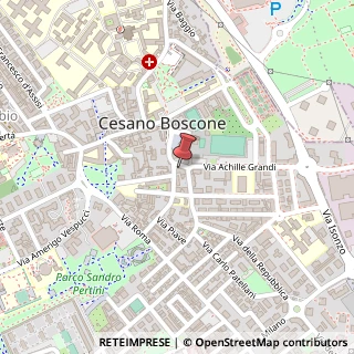 Mappa Via Monsignor Pogliani, 42, 20090 Cesano Boscone, Milano (Lombardia)