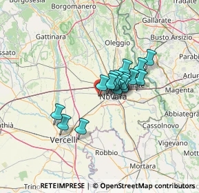 Mappa Via P. e M. Curie, 28060 San Pietro Mosezzo NO, Italia (8.51588)