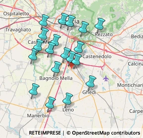 Mappa Via Scuole, 25010 Montirone BS, Italia (6.78316)