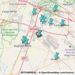 Mappa Via Scuole, 25010 Montirone BS, Italia (3.85833)