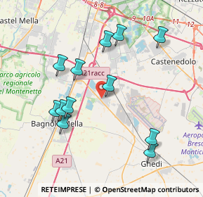 Mappa Via Scuole, 25010 Montirone BS, Italia (3.8725)