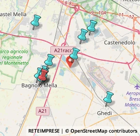 Mappa Via Scuole, 25010 Montirone BS, Italia (3.69917)