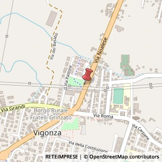 Mappa Via Noalese Sud, 3, 35010 Vigonza, Padova (Veneto)