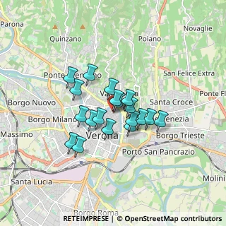 Mappa Via Duomo, 37121 Verona VR, Italia (1.17053)