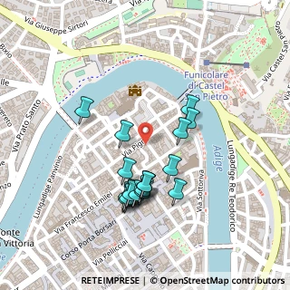 Mappa Via Duomo, 37121 Verona VR, Italia (0.21)
