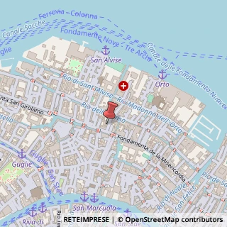 Mappa Cannaregio, 3821, 30121 Venezia, Venezia (Veneto)