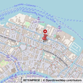 Mappa Fondamenta de la Sensa, 3319, 30121 Venezia, Venezia (Veneto)