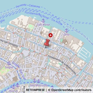 Mappa Calle del Forno, 2665a, 30121 Venezia, Venezia (Veneto)