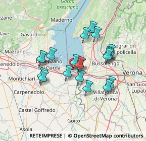 Mappa Via Bell'Italia, 37019 Peschiera del Garda VR, Italia (11.724)