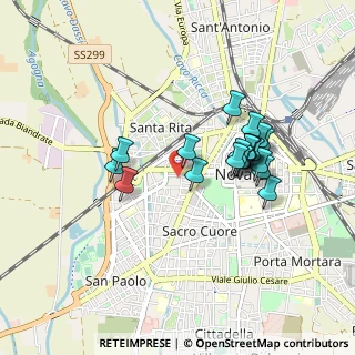 Mappa Piazza Gaudenzio de Pagave, 28100 Novara NO, Italia (0.7695)