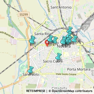 Mappa Piazza Gaudenzio de Pagave, 28100 Novara NO, Italia (0.78188)