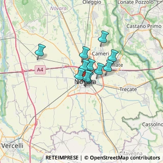 Mappa Piazza Gaudenzio de Pagave, 28100 Novara NO, Italia (4.04455)