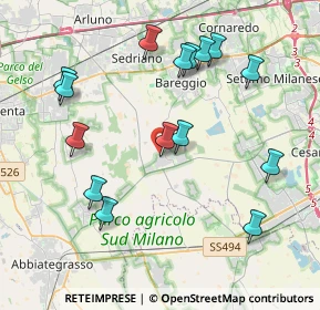 Mappa Via Montello, 20080 Cisliano MI, Italia (4.22267)