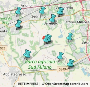 Mappa Via Montello, 20080 Cisliano MI, Italia (4.145)
