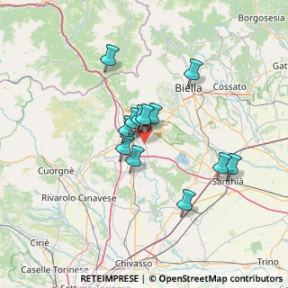 Mappa Via Canton Buschetto, 10010 Ivrea TO, Italia (10.89667)