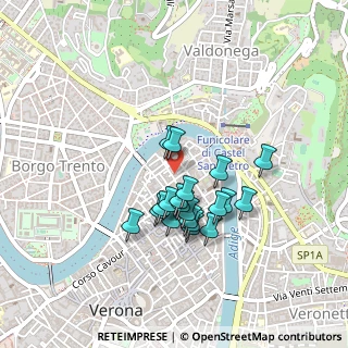 Mappa Vicoletto Cieco S. Giacometto, 37121 Verona VR, Italia (0.353)