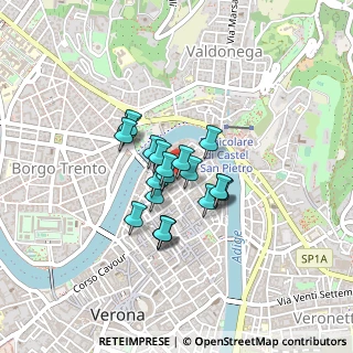Mappa Vicoletto Cieco S. Giacometto, 37121 Verona VR, Italia (0.276)