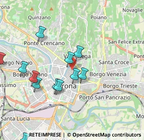 Mappa Vicoletto Cieco S. Giacometto, 37121 Verona VR, Italia (2.23923)