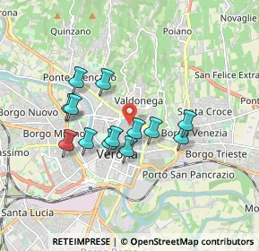 Mappa Vicoletto Cieco S. Giacometto, 37121 Verona VR, Italia (1.45615)