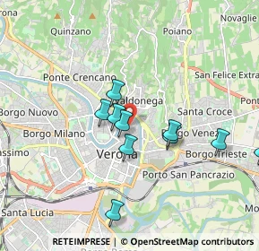 Mappa Vicoletto Cieco S. Giacometto, 37121 Verona VR, Italia (1.90091)